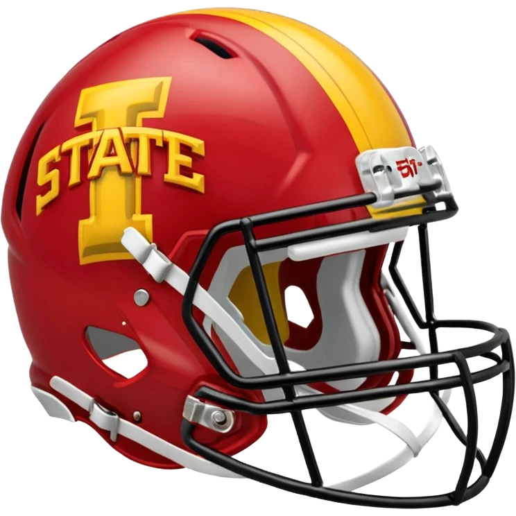 Iowa state cyclones football helmet emoji