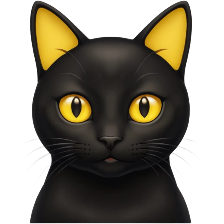 Black cat emoji