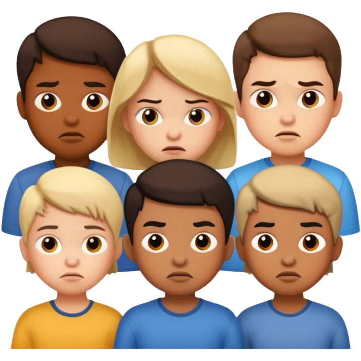 Annoyed kids emoji