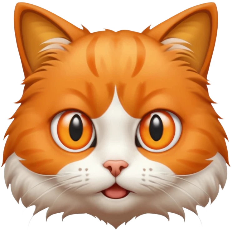 Scared cat emoji