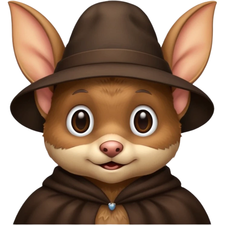 bat with hat emoji