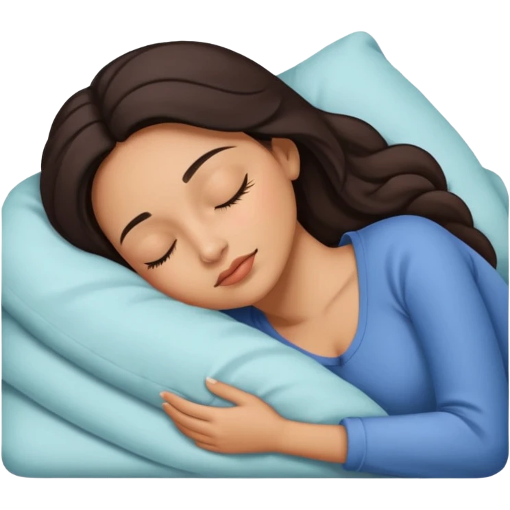 Latina baddie sleeping emoji