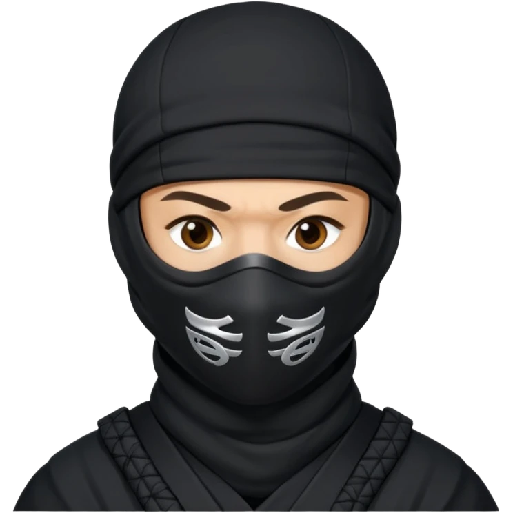 Ninja with MB written on it emoji
