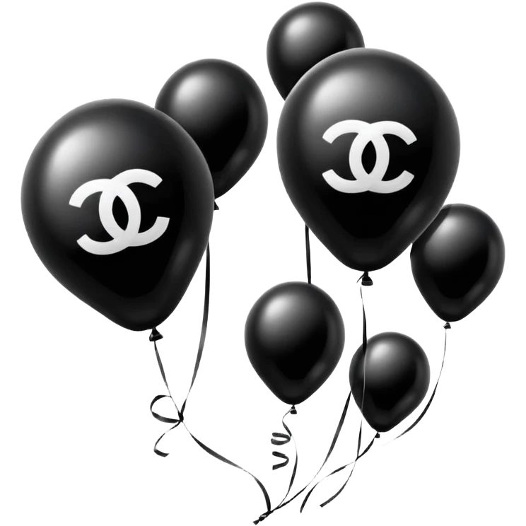 chanel logo balloons  emoji
