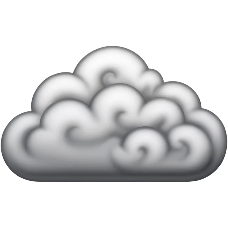 A fight cloud emoji