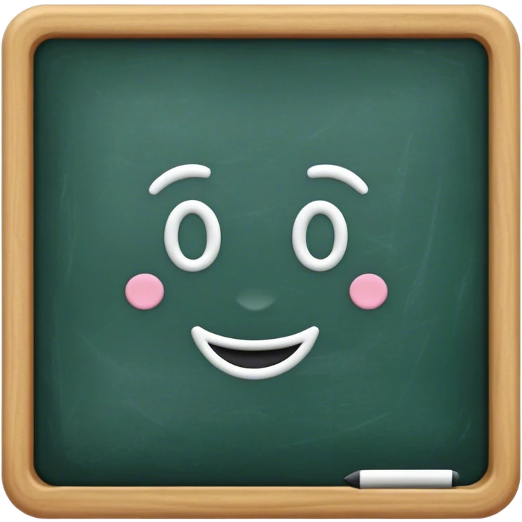 chalkboard emoji