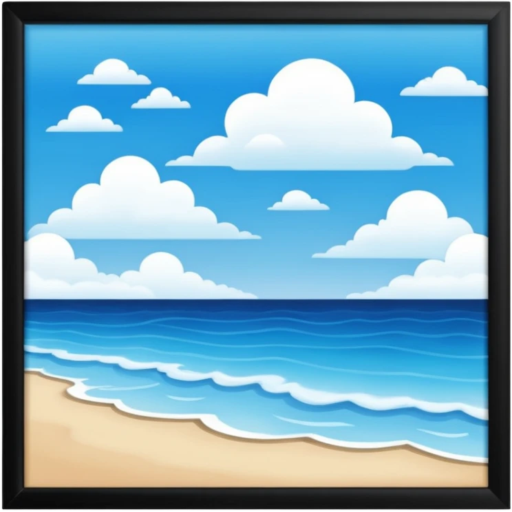 sea view emoji