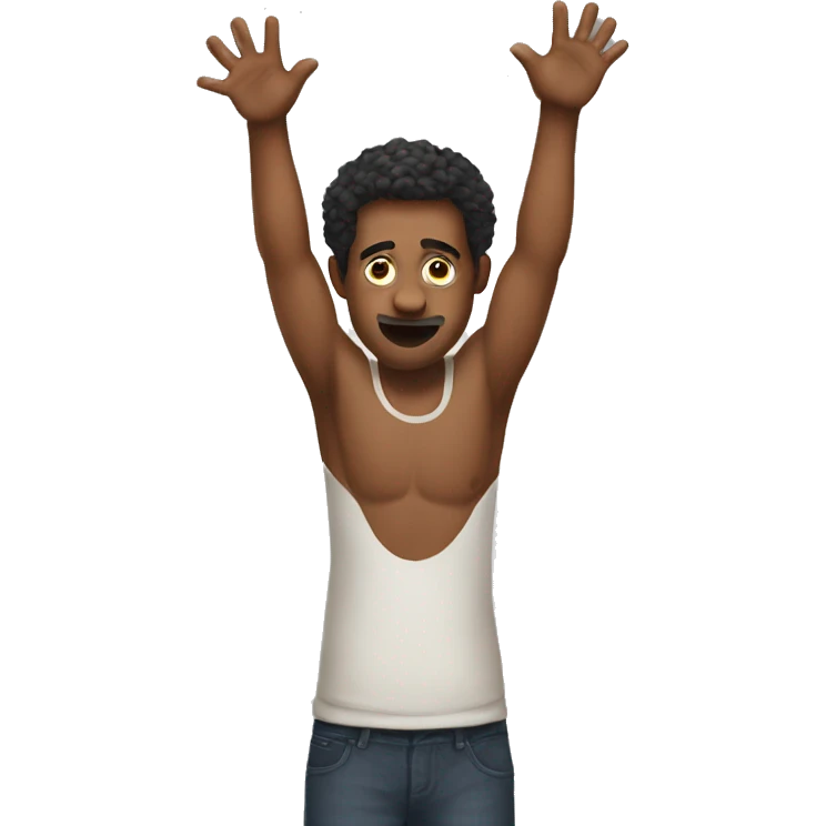 man i don't know helpless hands up emoji