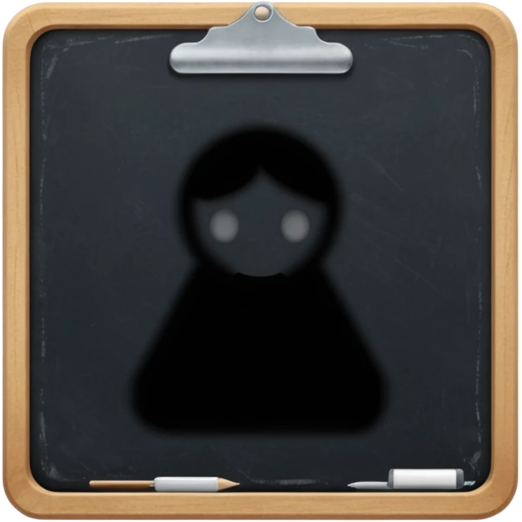chalk board emoji