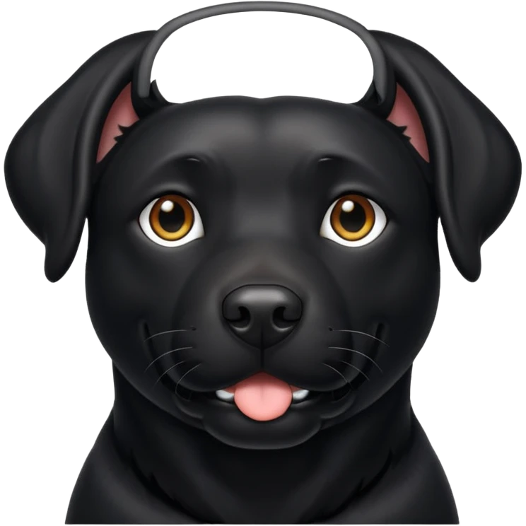 Black Labrador emoji