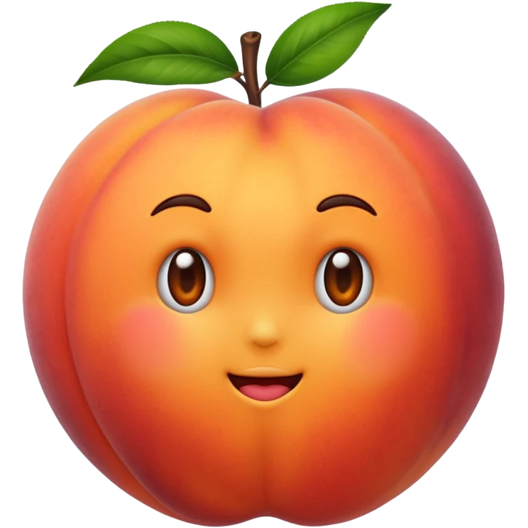 booty peach  emoji