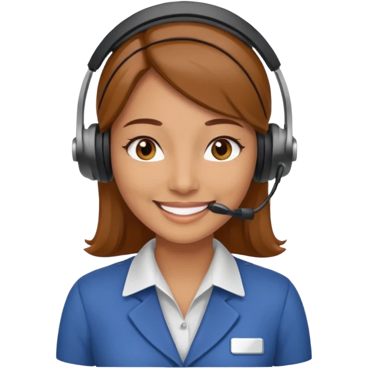 Sales women specialist in shipping emoji