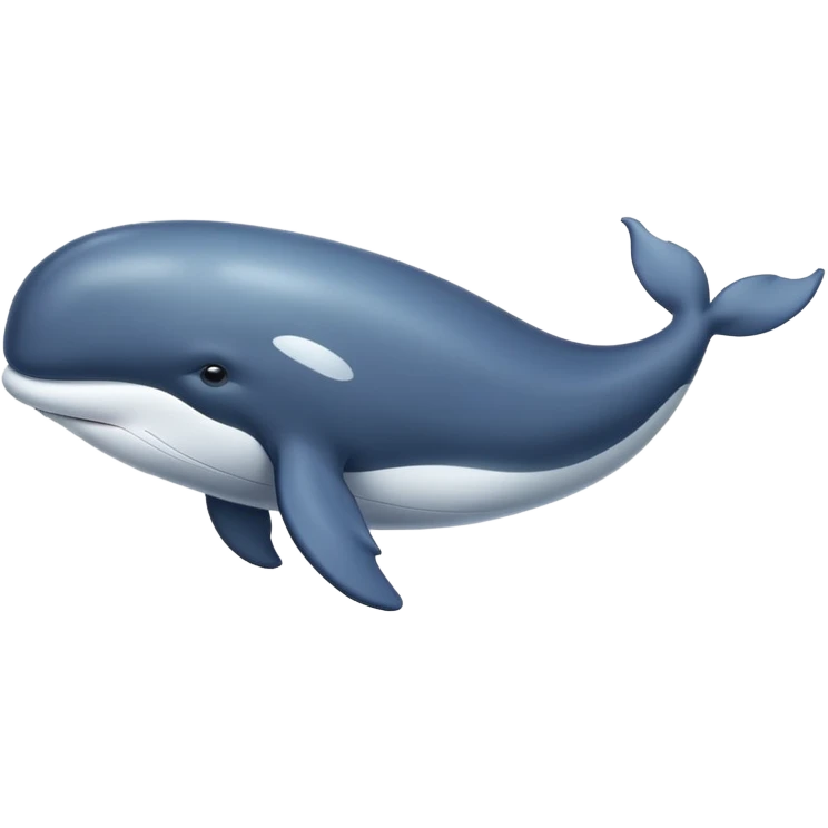 Pregnant whale emoji