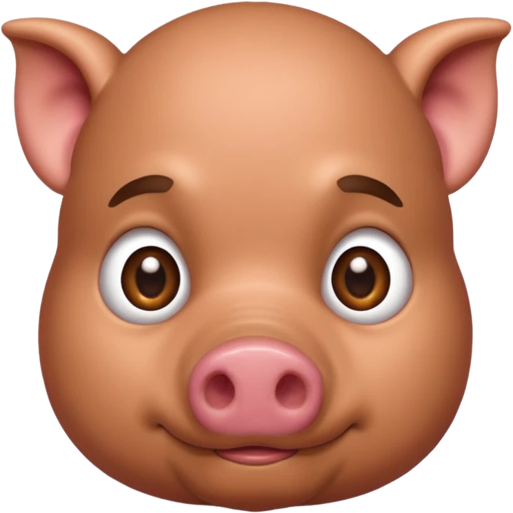 Militar con cara de cerdo emoji