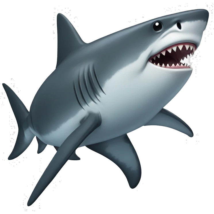 man shark emoji