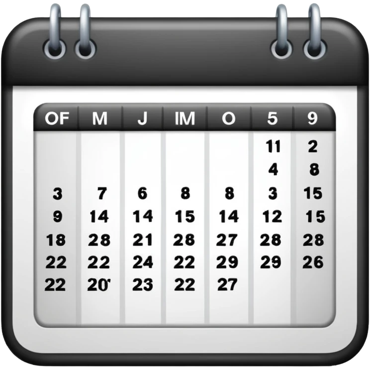 calender emoji