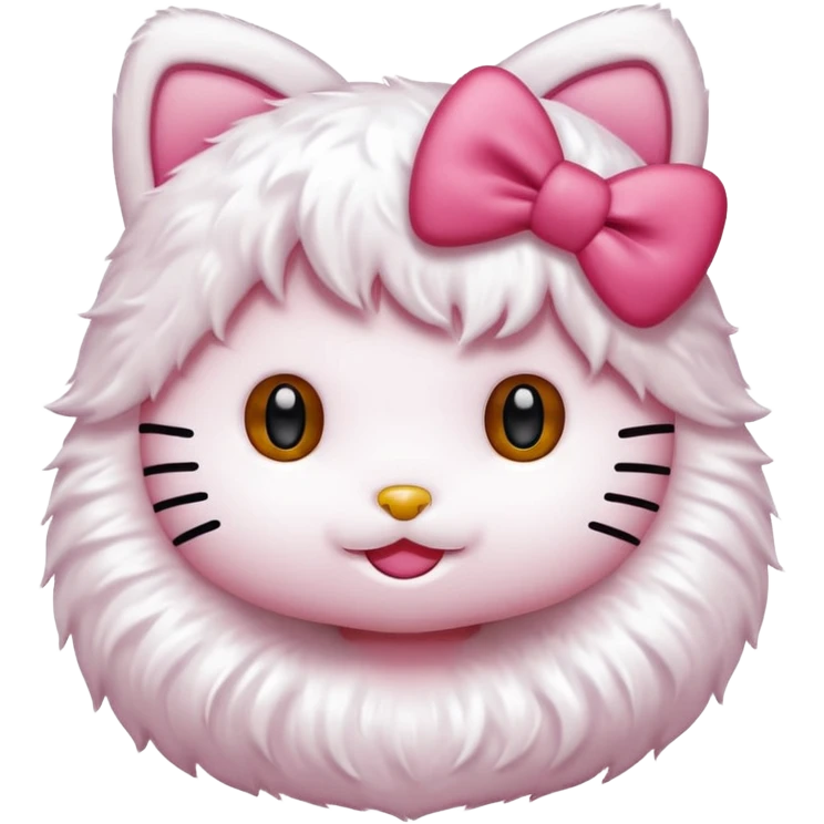 Hello kitty cartoon emoji