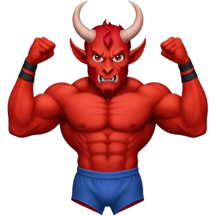 devil with jersey emoji