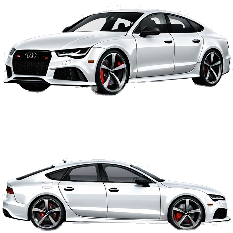 an audi rs7 emoji