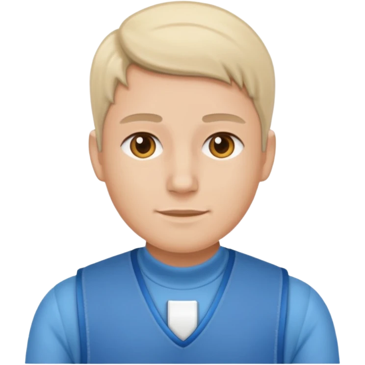 blue jilet emoji