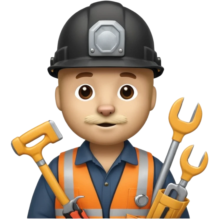 black bear engineer emoji