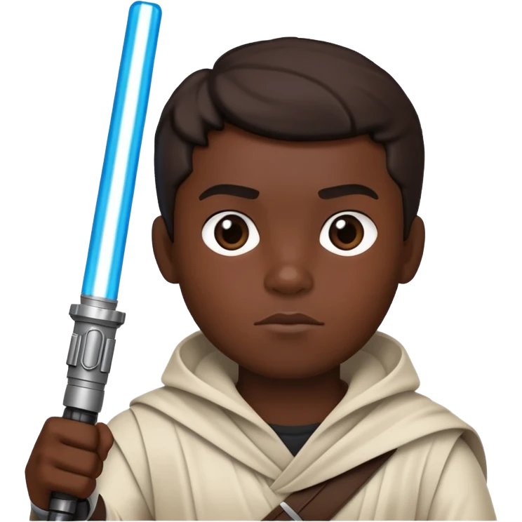 Finn With A Lightsaber  emoji