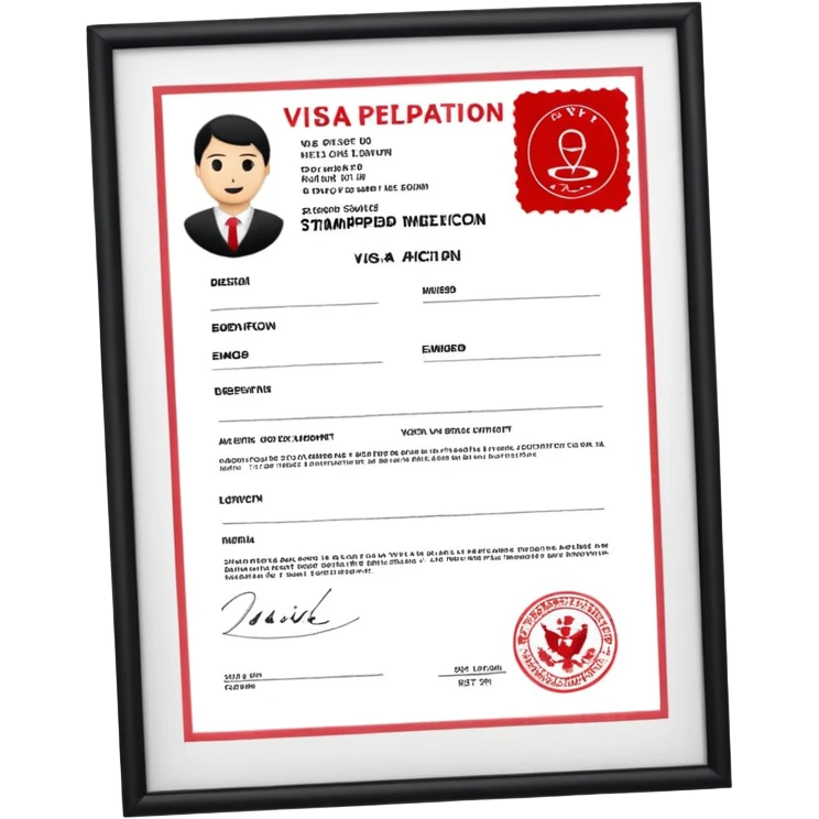 visa de turista denegada emoji