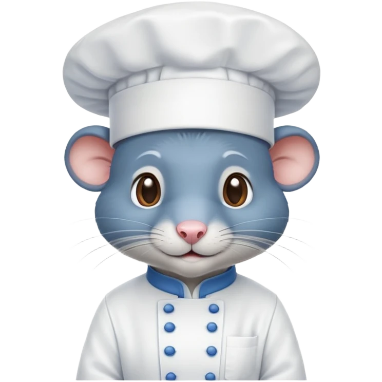 Remy blue rat chef emoji
