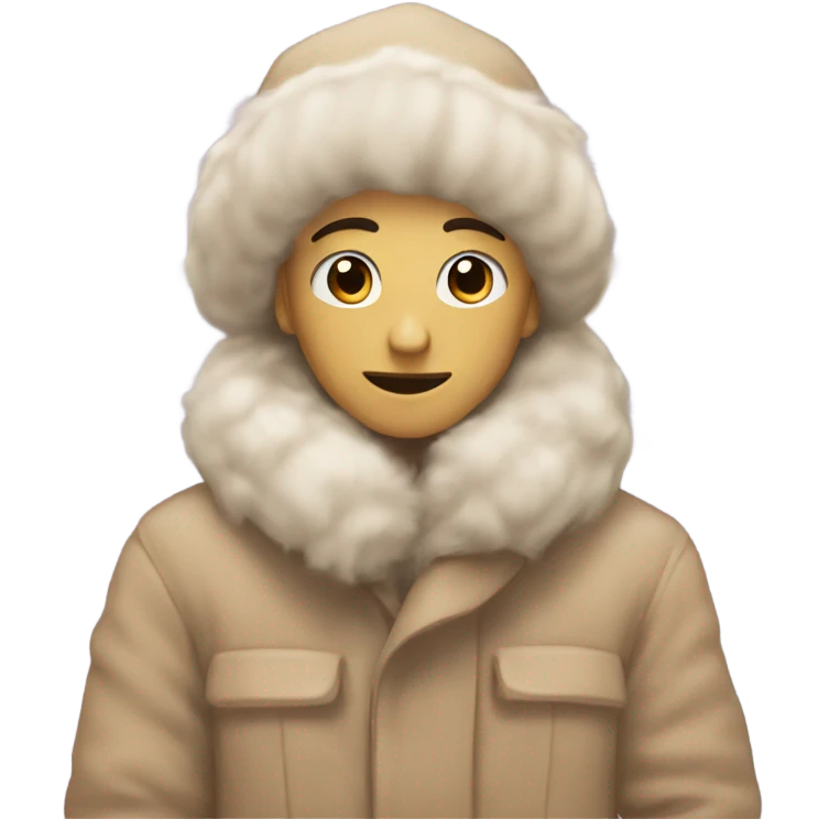 Biege aesthetic winter theme emoji