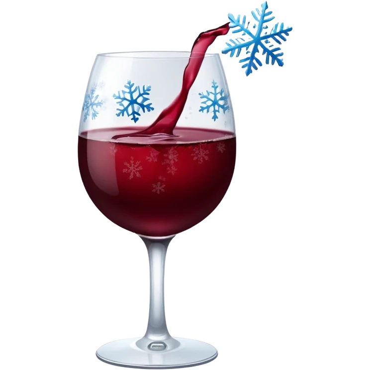 ❄️🤍🩶🍷 emoji