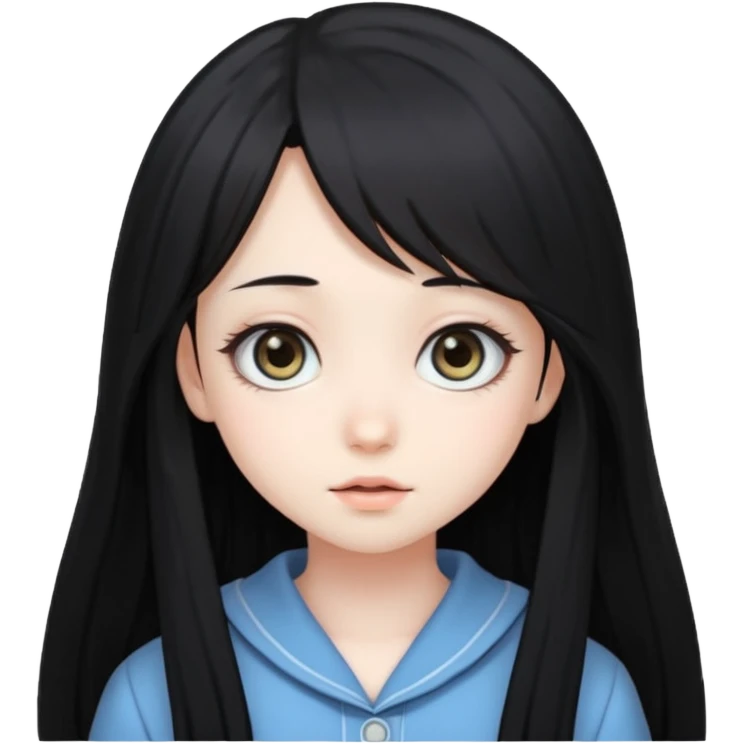 Cute anime girl emoji