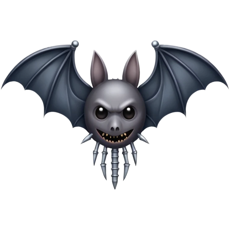 bat with nails from stranger things emoji