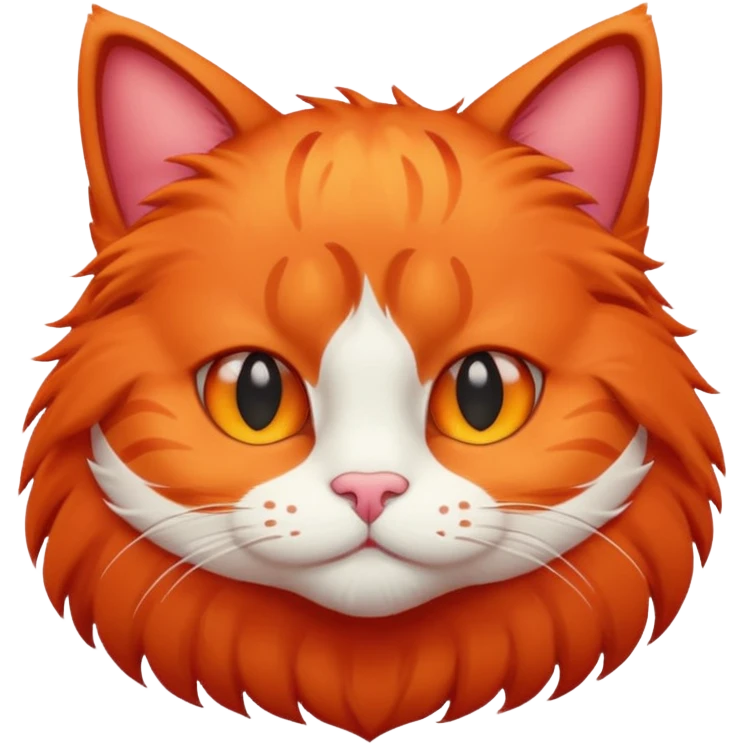 Red cat  emoji