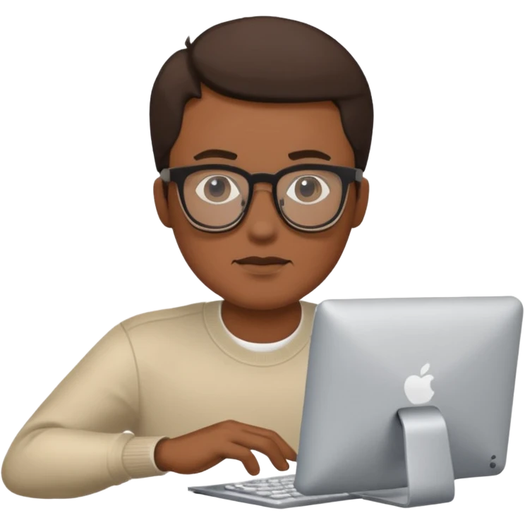 man pc user emoji