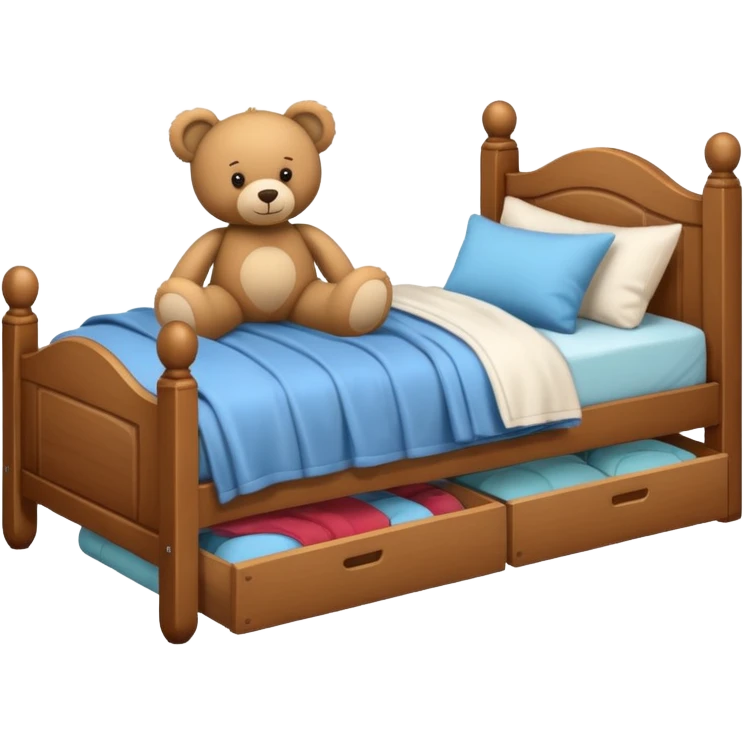 bed for kid emoji