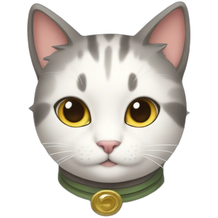 Cat with konoha headband emoji