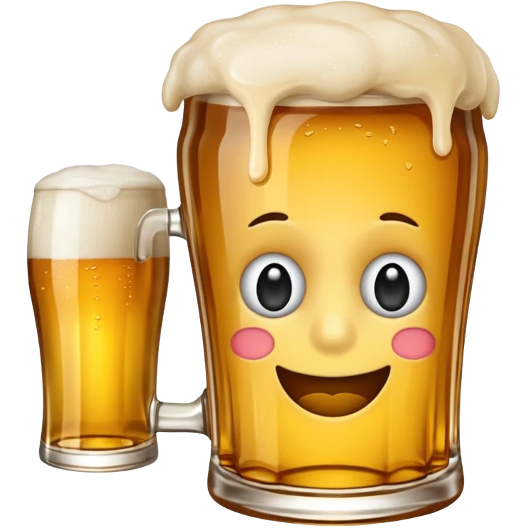 bier emoji gekennzeichnet mit "Freitags-Fübi" emoji