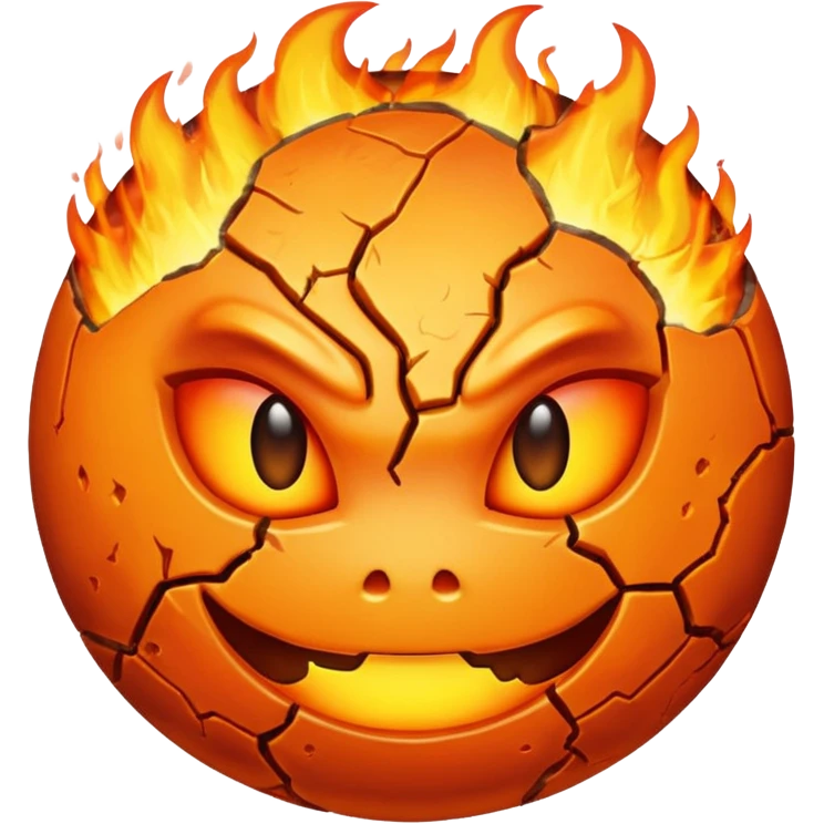 burning planet emoji