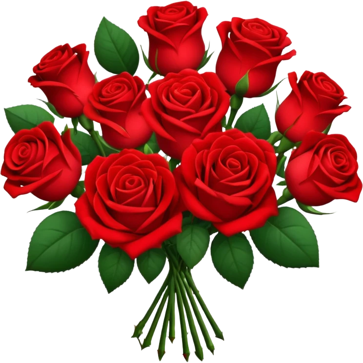 bonquet of rose emoji
