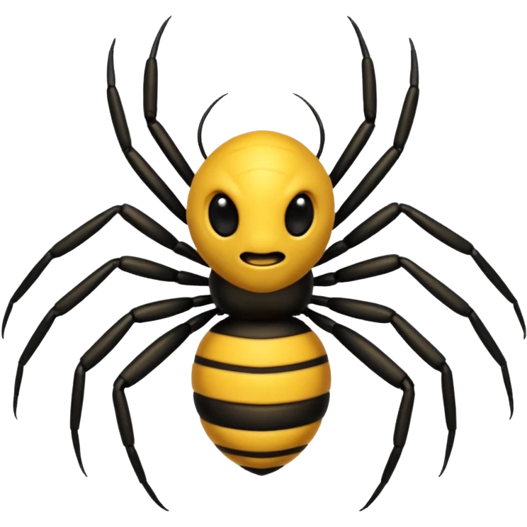 a bee-spider creature emoji