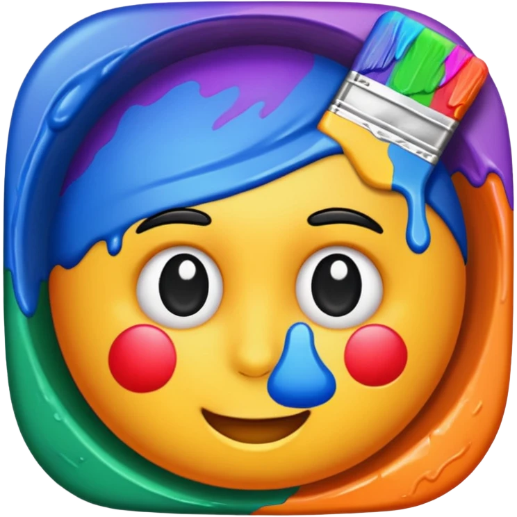 paint drawing emoji