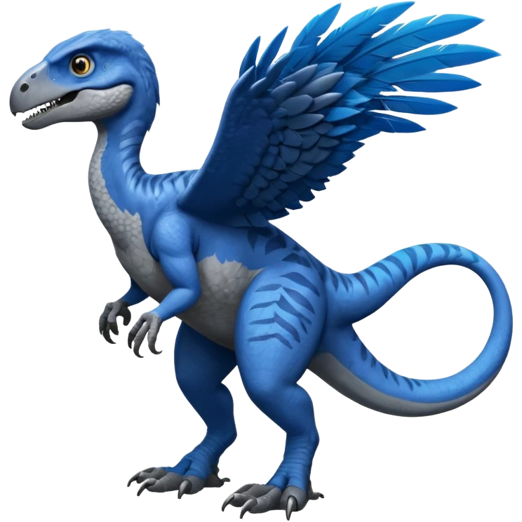 Blue the volasa raptor from Jurassic world emoji