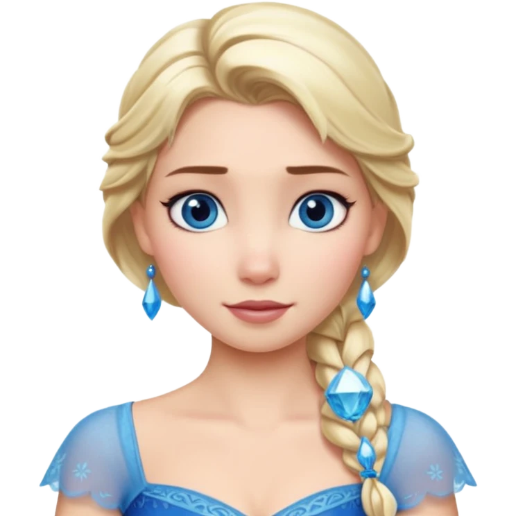 elsa frozen emoji