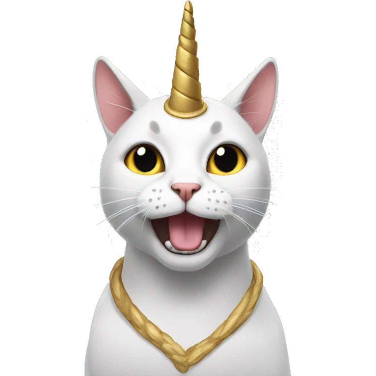 Cat merged into a unicorn  emoji