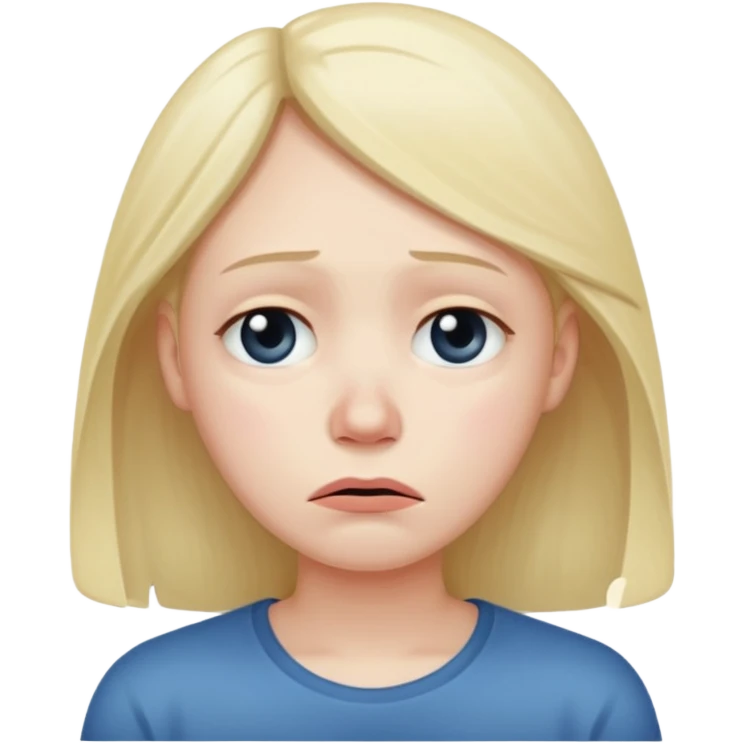 sad face emoji