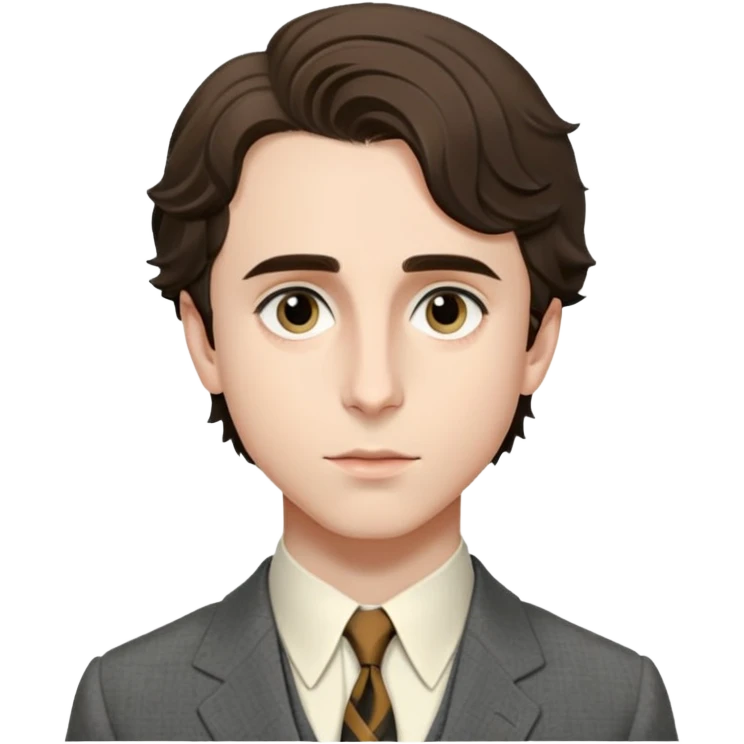 zeffirelli the french dispatch played by timothee chalamet  emoji