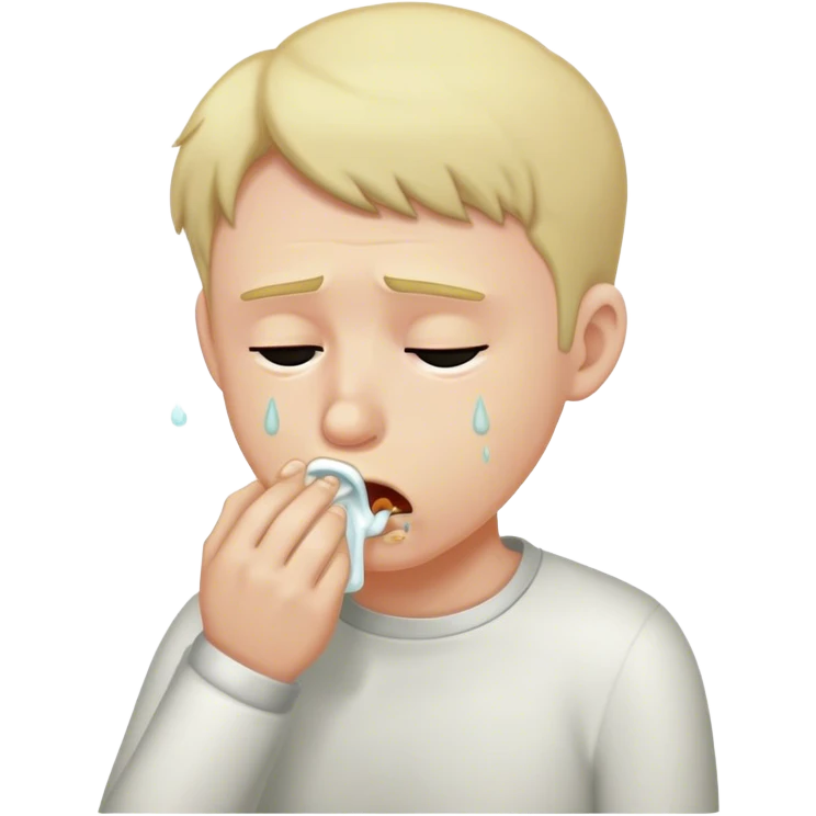 Vomiting man emoji