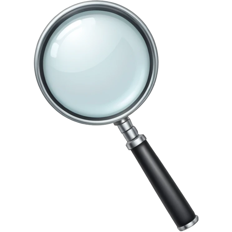 magnifying glass emoji