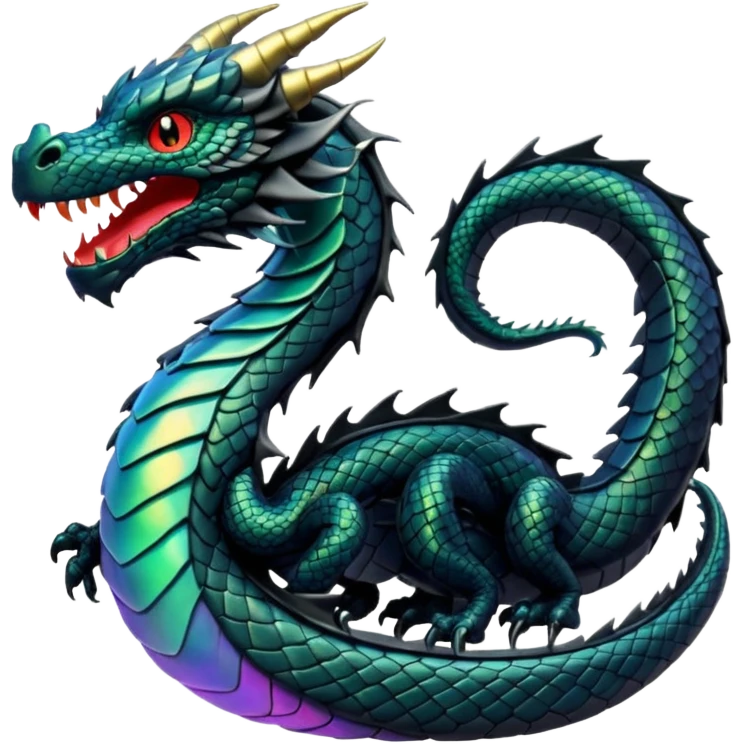black dragon emoji