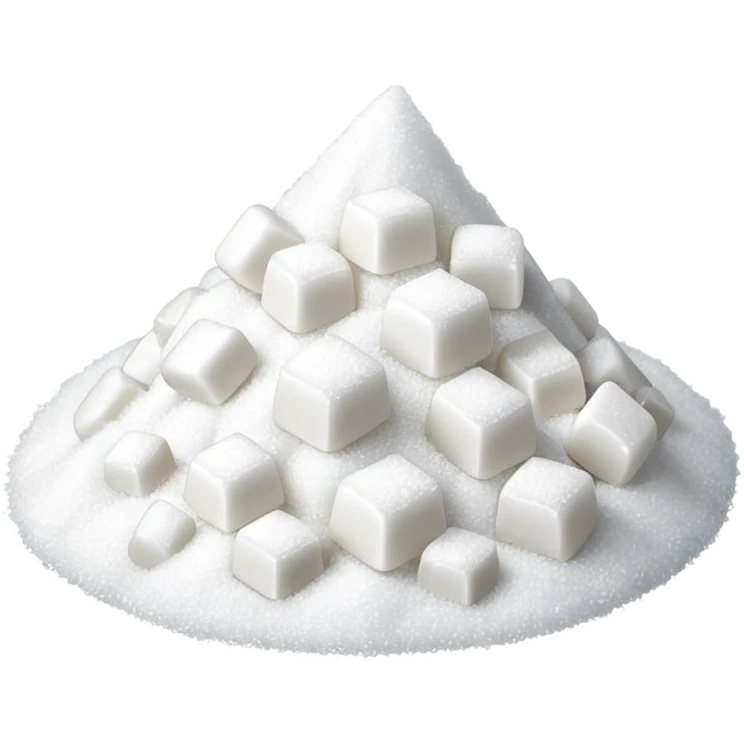 White sugar  emoji